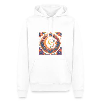 Ramadan Geschenk Eid Mubarak Islam Allah Muslim - Männer Premium Bio Hoodie - Weiß - Vorne - Nico (187cm)