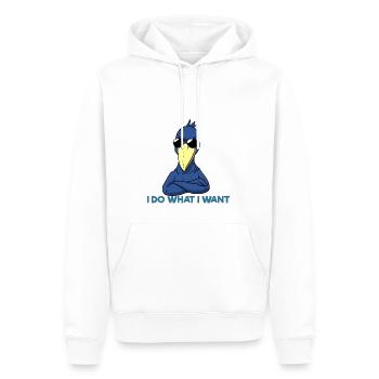 Shoebill Bird Ornithologist Forest I Gift - Men’s Premium Organic Hoodie - white - Front - Nico (187cm)
