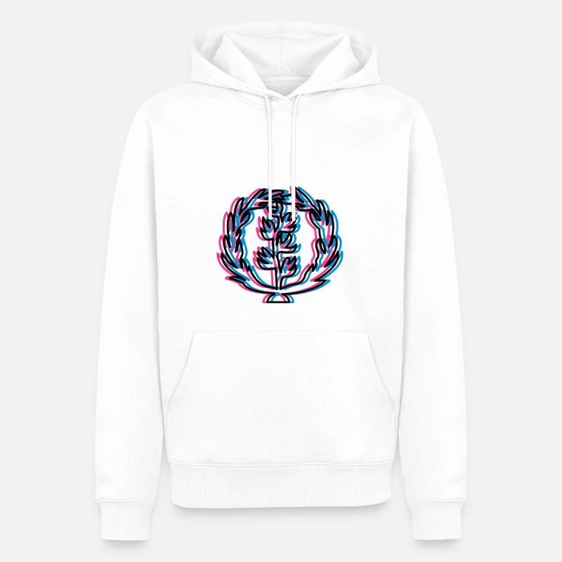 Érythrée - Sweat à capuche Premium bio Homme - blanc