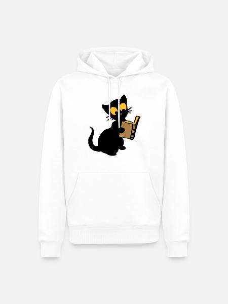 The book - Men’s Premium Organic Hoodie - white