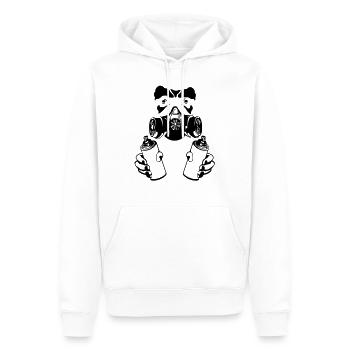 graffiti monkey - Männer Premium Bio Hoodie - Weiß - Vorne - Nico (187cm)
