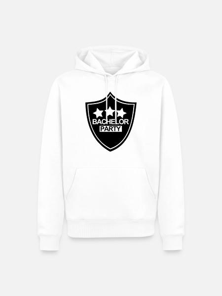 Junggesellenabschied,Junggeselle,Bachelor,Party, - Männer Premium Bio Hoodie - Weiß