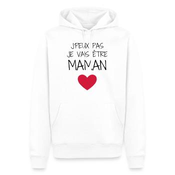 Muttertag / Mama / Mutter / Mutti / Mother's day - Männer Premium Bio Hoodie - Weiß - Vorne - Nico (187cm)