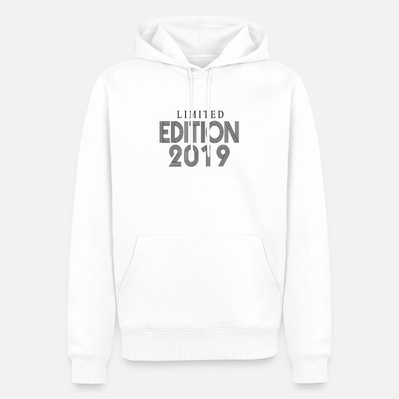 Édition limitée 2019 - Sweat à capuche Premium bio Homme - blanc