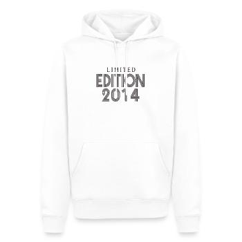 Édition limitée 2014 - Sweat à capuche Premium bio Homme - blanc - Devant - Nico (187cm)