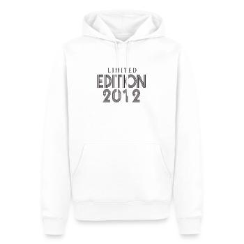 Limited Edition 2012 - Männer Premium Bio Hoodie - Weiß - Vorne - Nico (187cm)