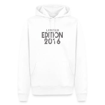 Édition limitée 2016 - Sweat à capuche Premium bio Homme - blanc - Devant - Nico (187cm)
