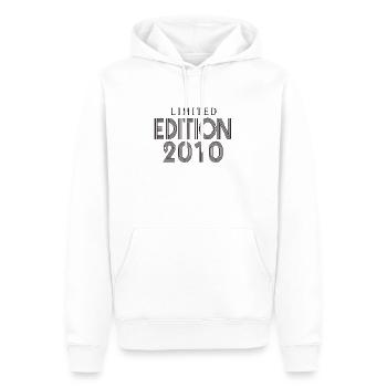 Édition limitée 2010 - Sweat à capuche Premium bio Homme - blanc - Devant - Nico (187cm)