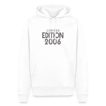 Édition limitée 2006 - Sweat à capuche Premium bio Homme - blanc - Devant - Nico (187cm)