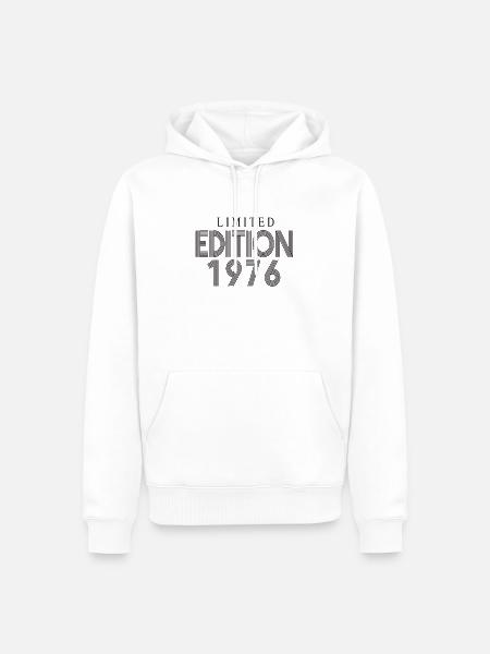 Limited Edition 1976 - Männer Premium Bio Hoodie - Weiß