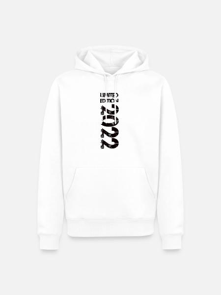 Édition limitée 2022 - Sweat à capuche Premium bio Homme - blanc