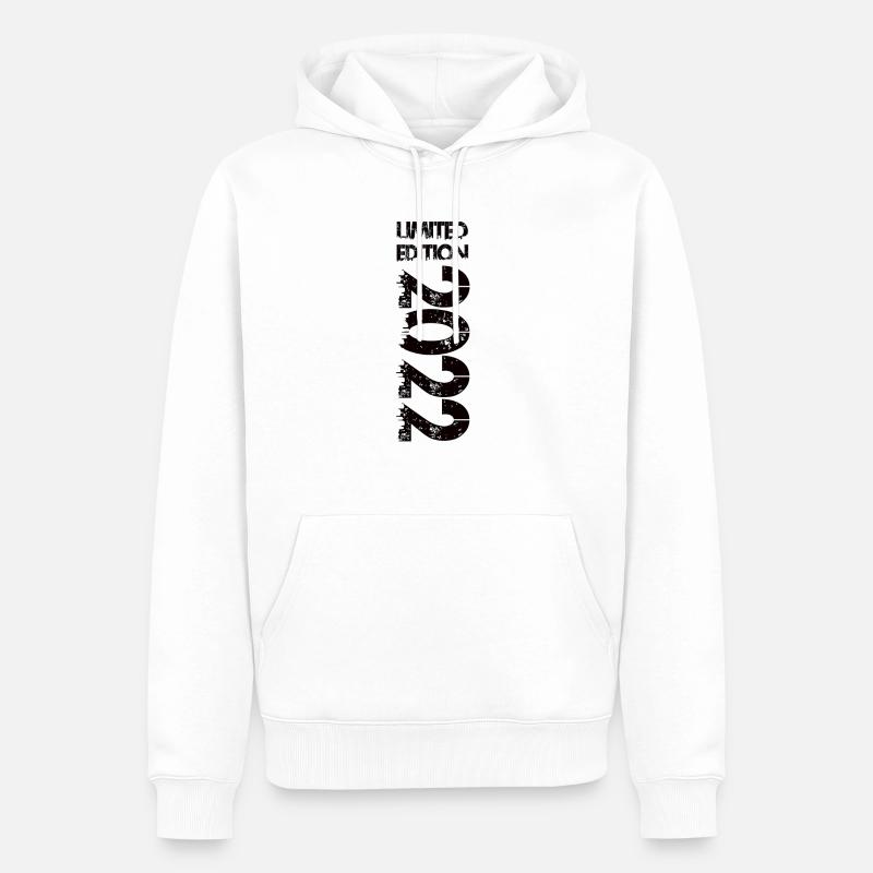 Édition limitée 2022 - Sweat à capuche Premium bio Homme - blanc