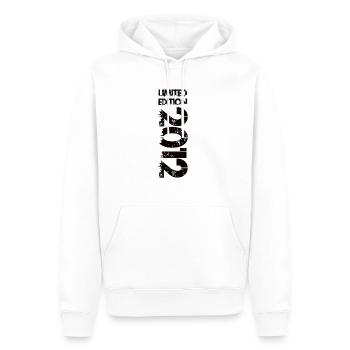 Limited Edition 2012 - Männer Premium Bio Hoodie - Weiß - Vorne - Nico (187cm)
