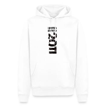 Édition limitée 2011 - Sweat à capuche Premium bio Homme - blanc - Devant - Nico (187cm)
