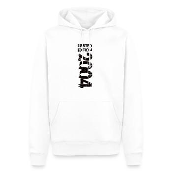 Limited Edition 2004 - Männer Premium Bio Hoodie - Weiß - Vorne - Nico (187cm)