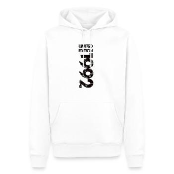 Édition limitée 1992 - Sweat à capuche Premium bio Homme - blanc - Devant - Nico (187cm)
