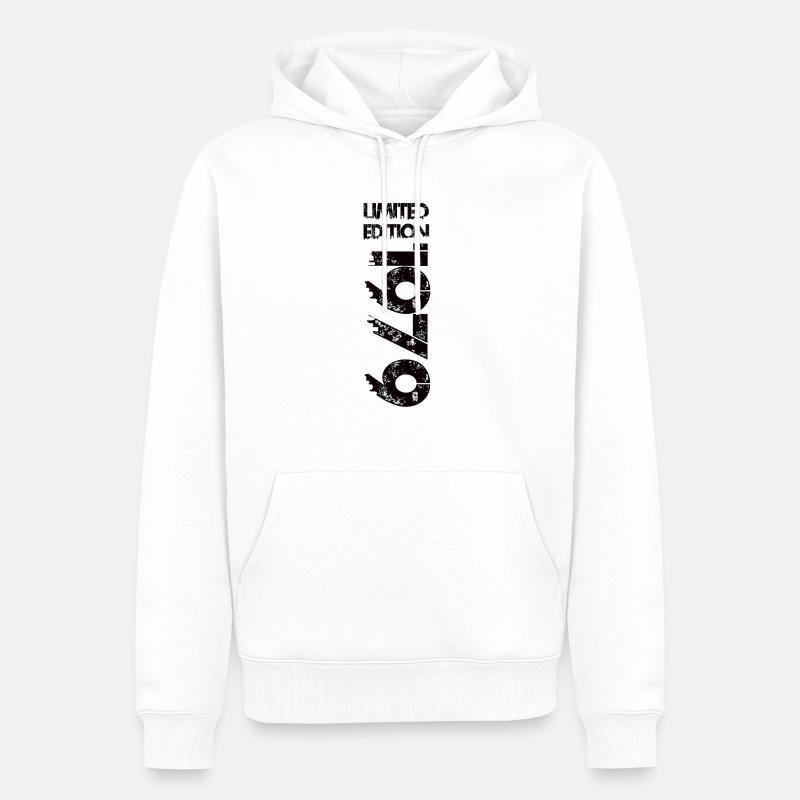 Édition limitée 1979 - Sweat à capuche Premium bio Homme - blanc
