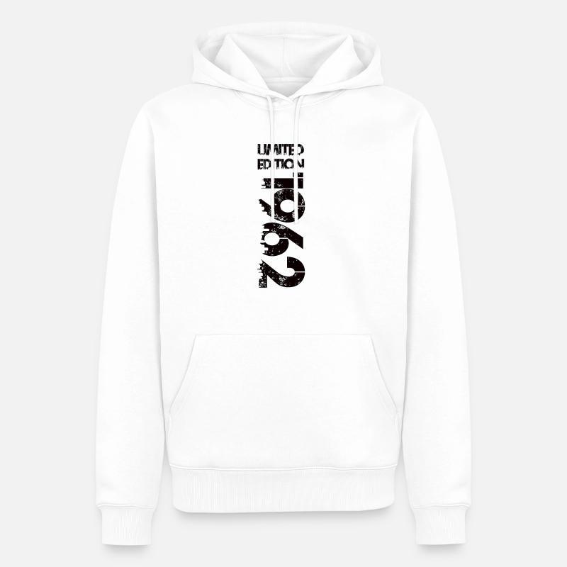 Édition limitée 1962 - Sweat à capuche Premium bio Homme - blanc