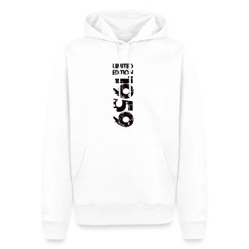 Limited Edition 1959 - Männer Premium Bio Hoodie - Weiß - Vorne - Nico (187cm)