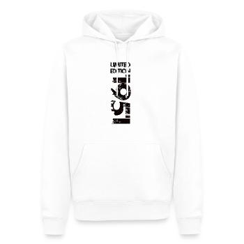 Édition limitée 1951 - Sweat à capuche Premium bio Homme - blanc - Devant - Nico (187cm)