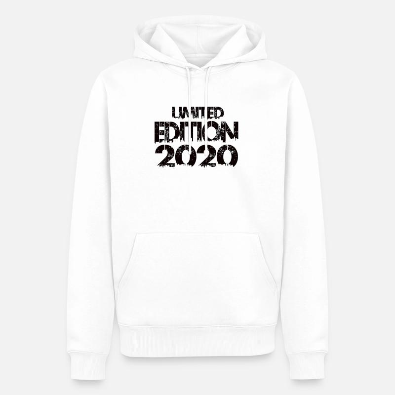 Édition limitée 2020 - Sweat à capuche Premium bio Homme - blanc