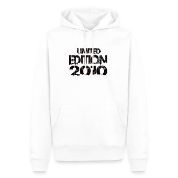 Édition limitée 2010 - Sweat à capuche Premium bio Homme - blanc - Devant - Nico (187cm)
