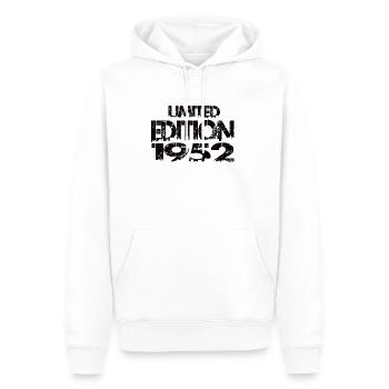Limited Edition 1952 - Männer Premium Bio Hoodie - Weiß - Vorne - Nico (187cm)