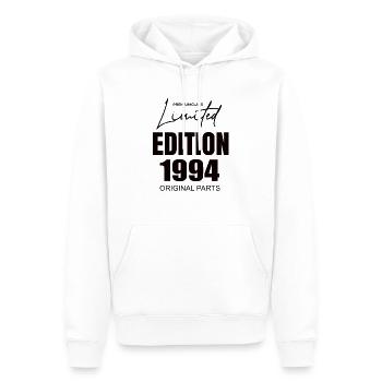 Édition limitée 1994 - Sweat à capuche Premium bio Homme - blanc - Devant - Nico (187cm)
