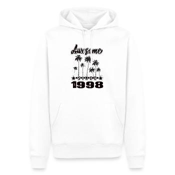 Awesome Since 1998 - Men’s Premium Organic Hoodie - white - Front - Nico (187cm)