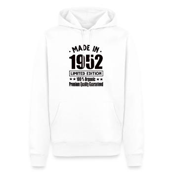 Made in 1952 Vintage Retro Limited Edition - Men’s Premium Organic Hoodie - white - Front - Nico (187cm)