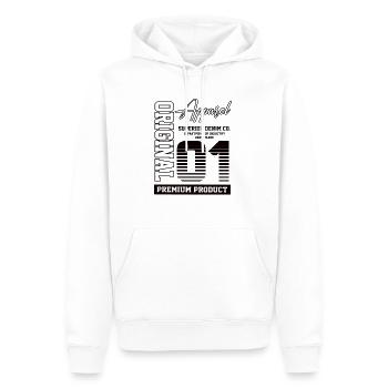 2001 Vintage Birthday Vintage Gift Retro - Men’s Premium Organic Hoodie - white - Front - Nico (187cm)