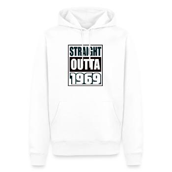 Straight Outta 1969 Geburtstag 1969 Geboren 1969 - Männer Premium Bio Hoodie - Weiß - Vorne - Nico (187cm)