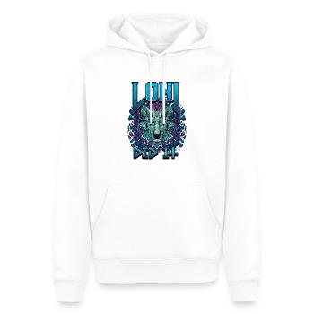 Wolf - Männer Premium Bio Hoodie - Weiß - Vorne - Nico (187cm)