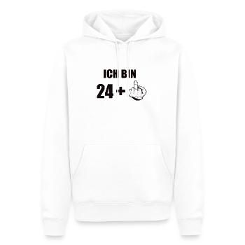 25 Geburtstag - Männer Premium Bio Hoodie - Weiß - Vorne - Nico (187cm)