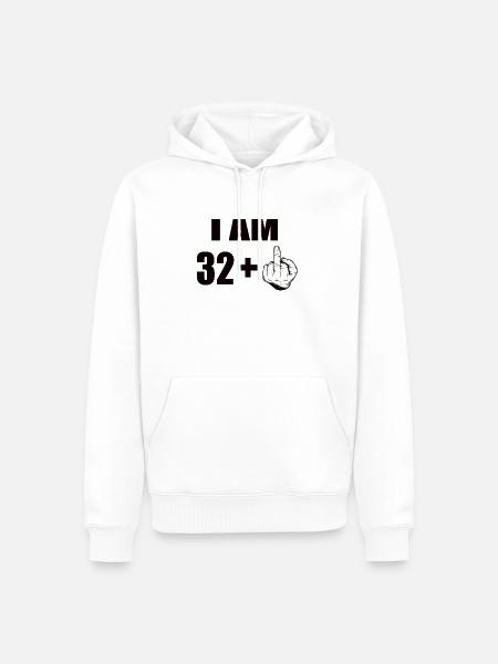 33rd birthday - Men’s Premium Organic Hoodie - white