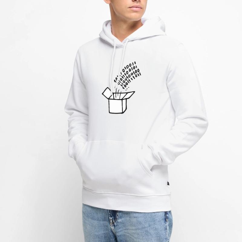 OpenSource Code Sweat à capuche Premium bio Homme