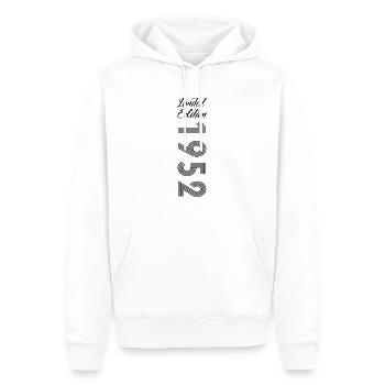 Limited Edition 1952 - Männer Premium Bio Hoodie - Weiß - Vorne - Nico (187cm)