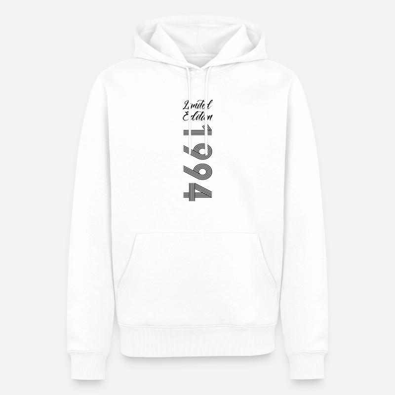 Édition limitée 1994 - Sweat à capuche Premium bio Homme - blanc