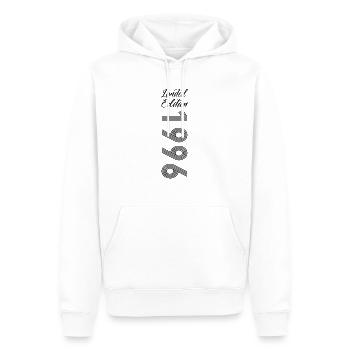 Limited Edition 1996 - Männer Premium Bio Hoodie - Weiß - Vorne - Nico (187cm)