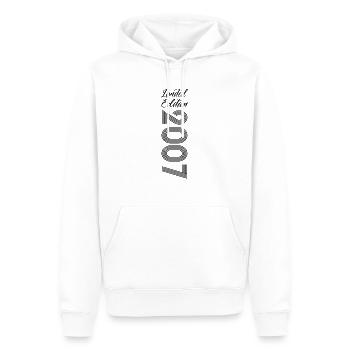 Limited Edition 2007 - Männer Premium Bio Hoodie - Weiß - Vorne - Nico (187cm)