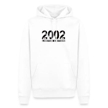 Édition limitée 2002 - Sweat à capuche Premium bio Homme - blanc - Devant - Nico (187cm)