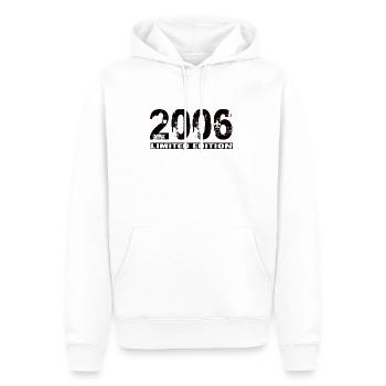 Édition limitée 2006 - Sweat à capuche Premium bio Homme - blanc - Devant - Nico (187cm)