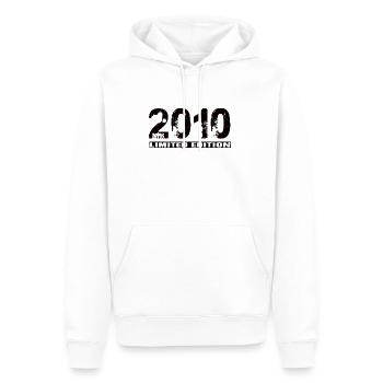 Édition limitée 2010 - Sweat à capuche Premium bio Homme - blanc - Devant - Nico (187cm)