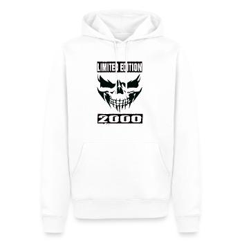 Limited Edition 2000 - Männer Premium Bio Hoodie - Weiß - Vorne - Nico (187cm)