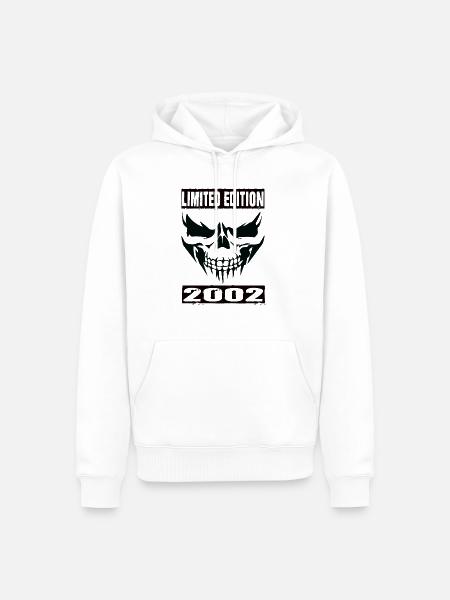 Édition limitée 2002 - Sweat à capuche Premium bio Homme - blanc
