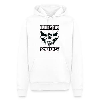Limited Edition 2005 - Männer Premium Bio Hoodie - Weiß - Vorne - Nico (187cm)