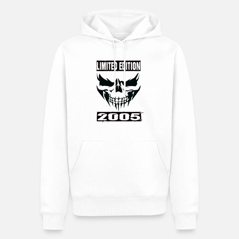 Édition limitée 2005 - Sweat à capuche Premium bio Homme - blanc