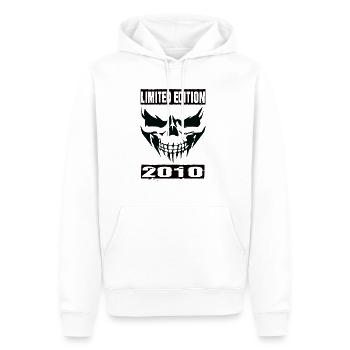 Édition limitée 2010 - Sweat à capuche Premium bio Homme - blanc - Devant - Nico (187cm)