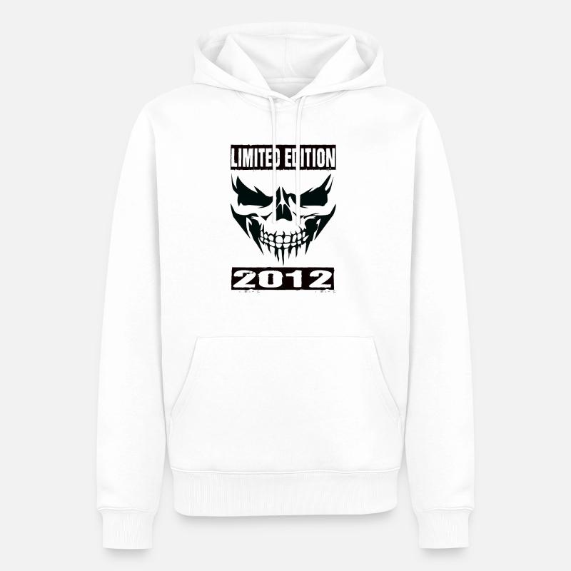Édition Limitée 2012 - Sweat à capuche Premium bio Homme - blanc