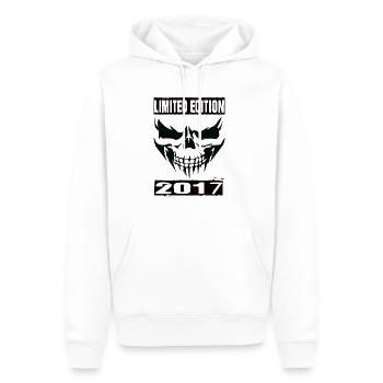 Édition Limitée 2017 - Sweat à capuche Premium bio Homme - blanc - Devant - Nico (187cm)